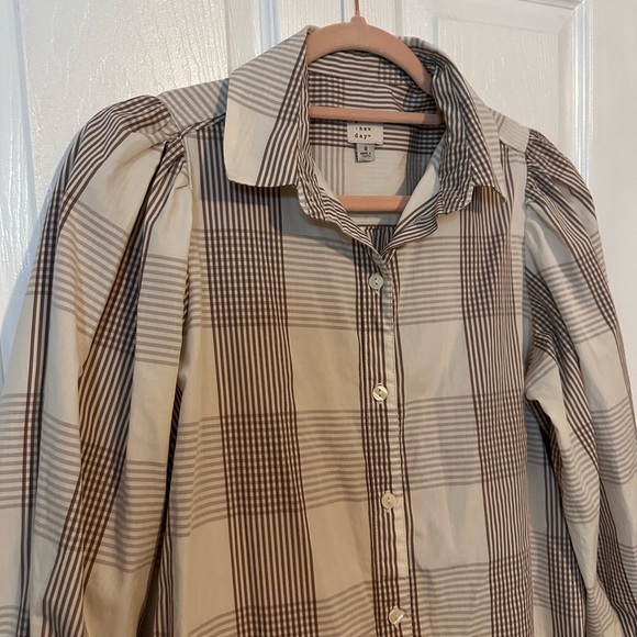 A new day Tie-Waist Shirt Dress in Neutral Stripe - Picture 5 of 12